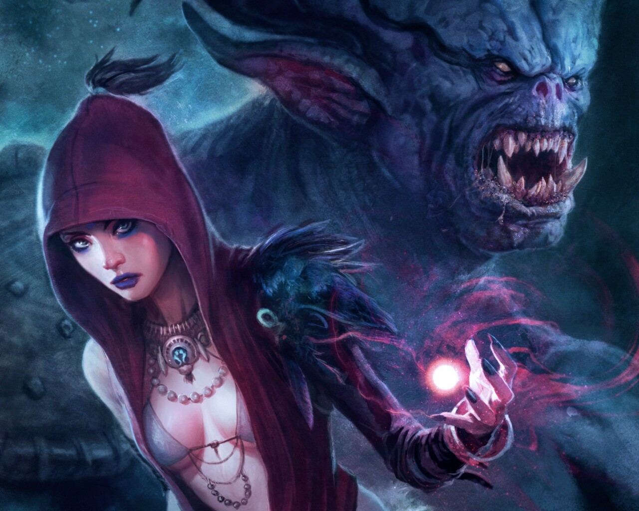 Морриган и порождение тьмы обои