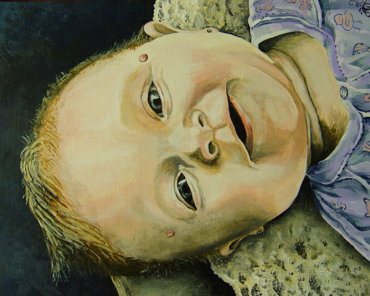 Портрет ребёнка обои