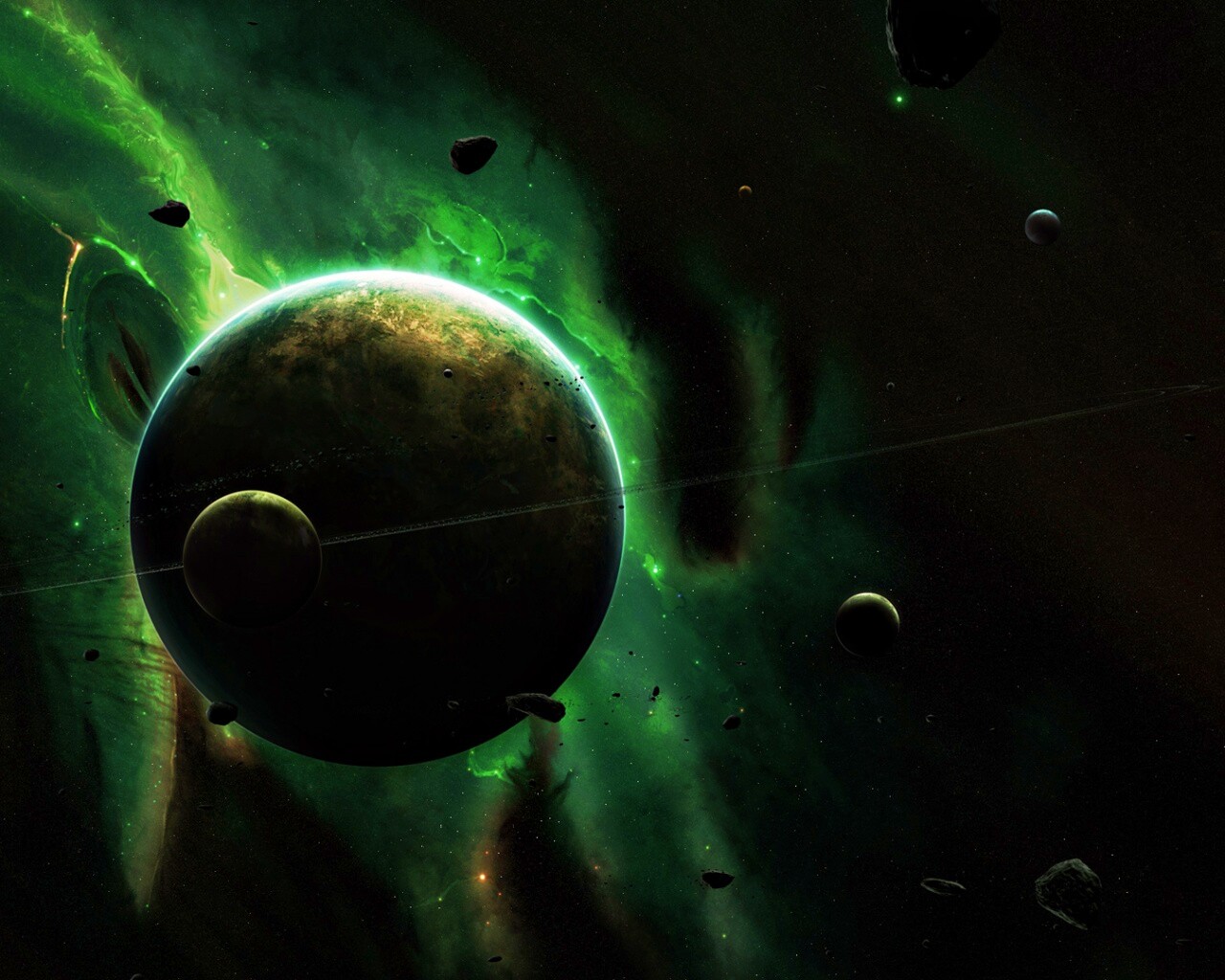 Неизвестная планета обои