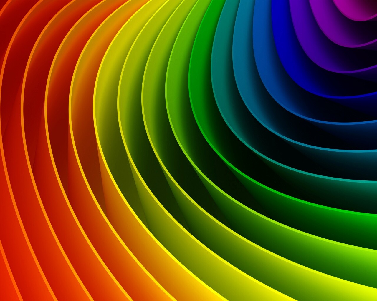 Радуга может быть такой обои