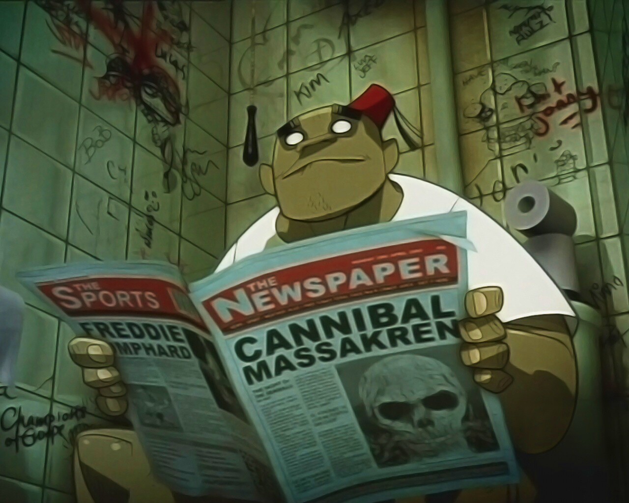 Рассел Хоббс из Gorillaz обои