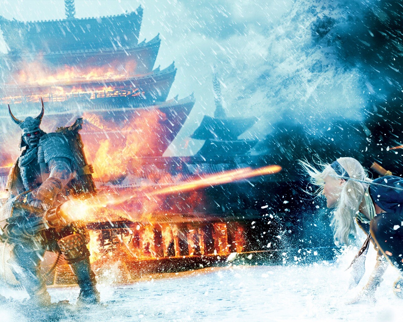 Куколка против самурая обои