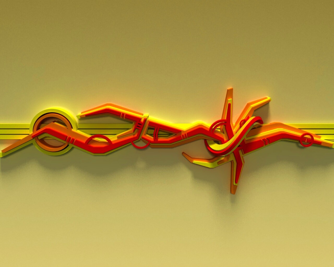 3D Граффити обои