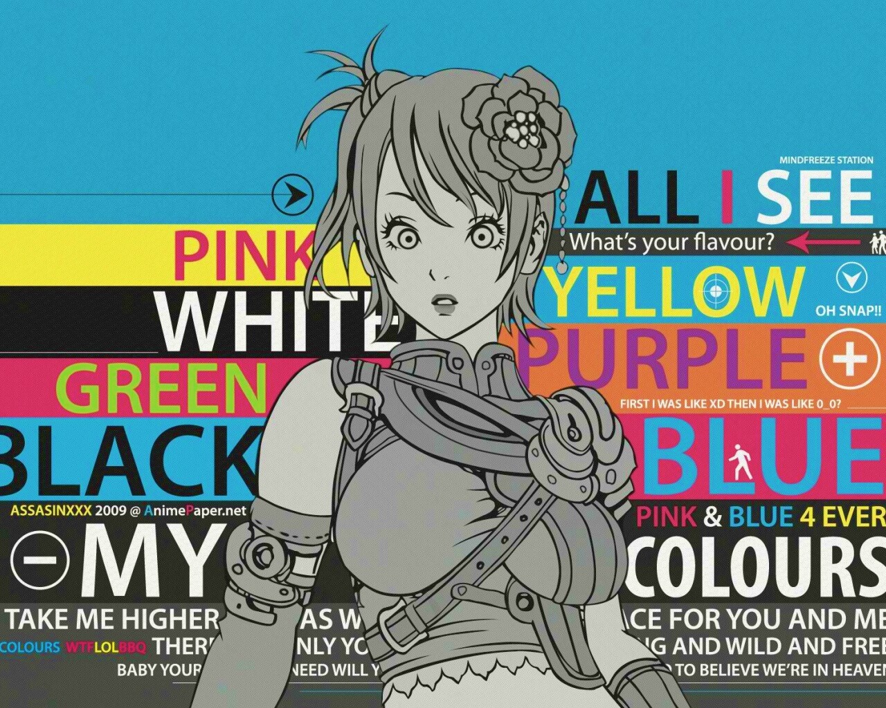 Раскрась её обои