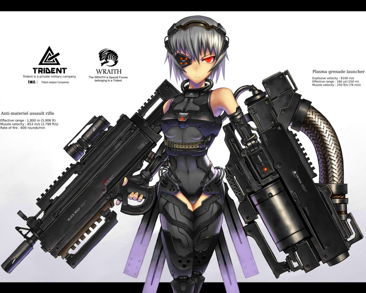 Девушка с оружием обои