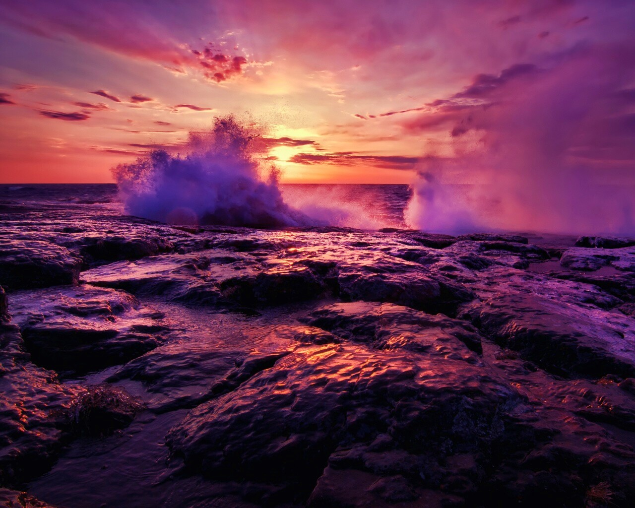 Потрясающие волны обои