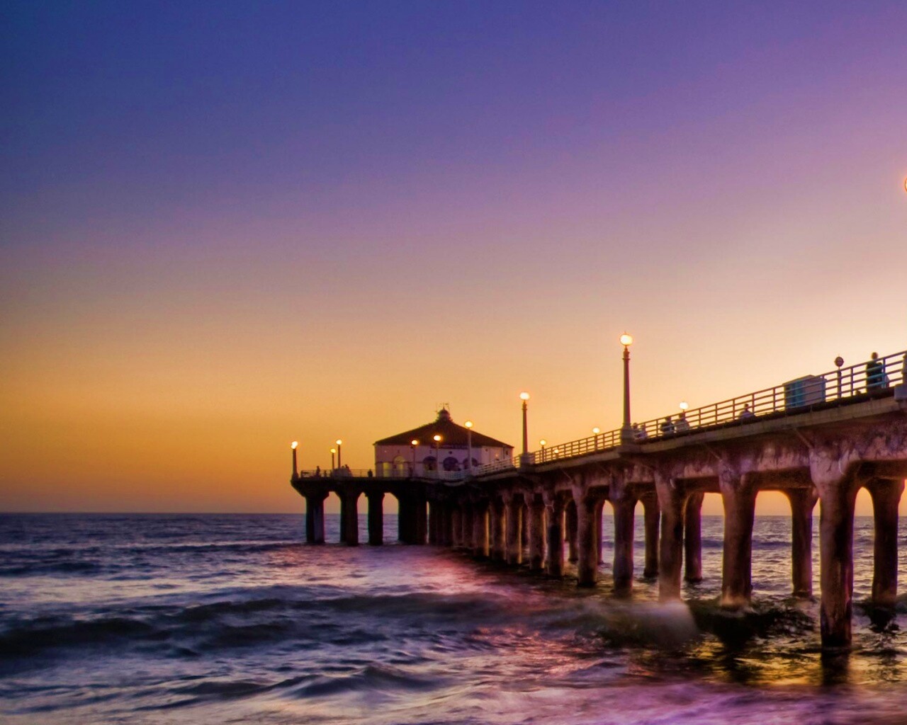 Пирс в Калифорнии обои