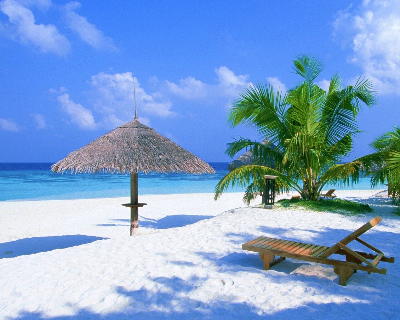 Рай на мальдивах обои