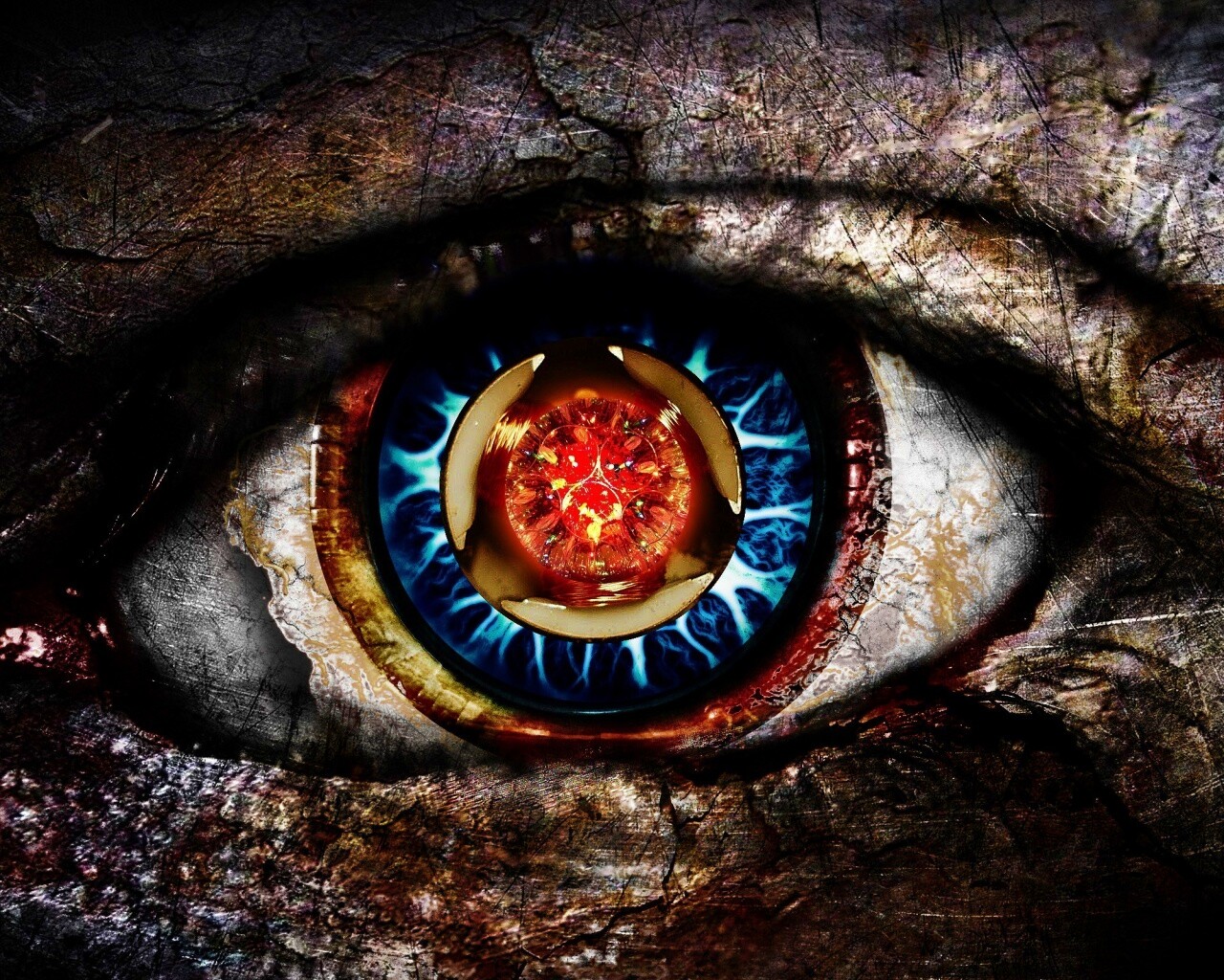 Каменный глаз обои