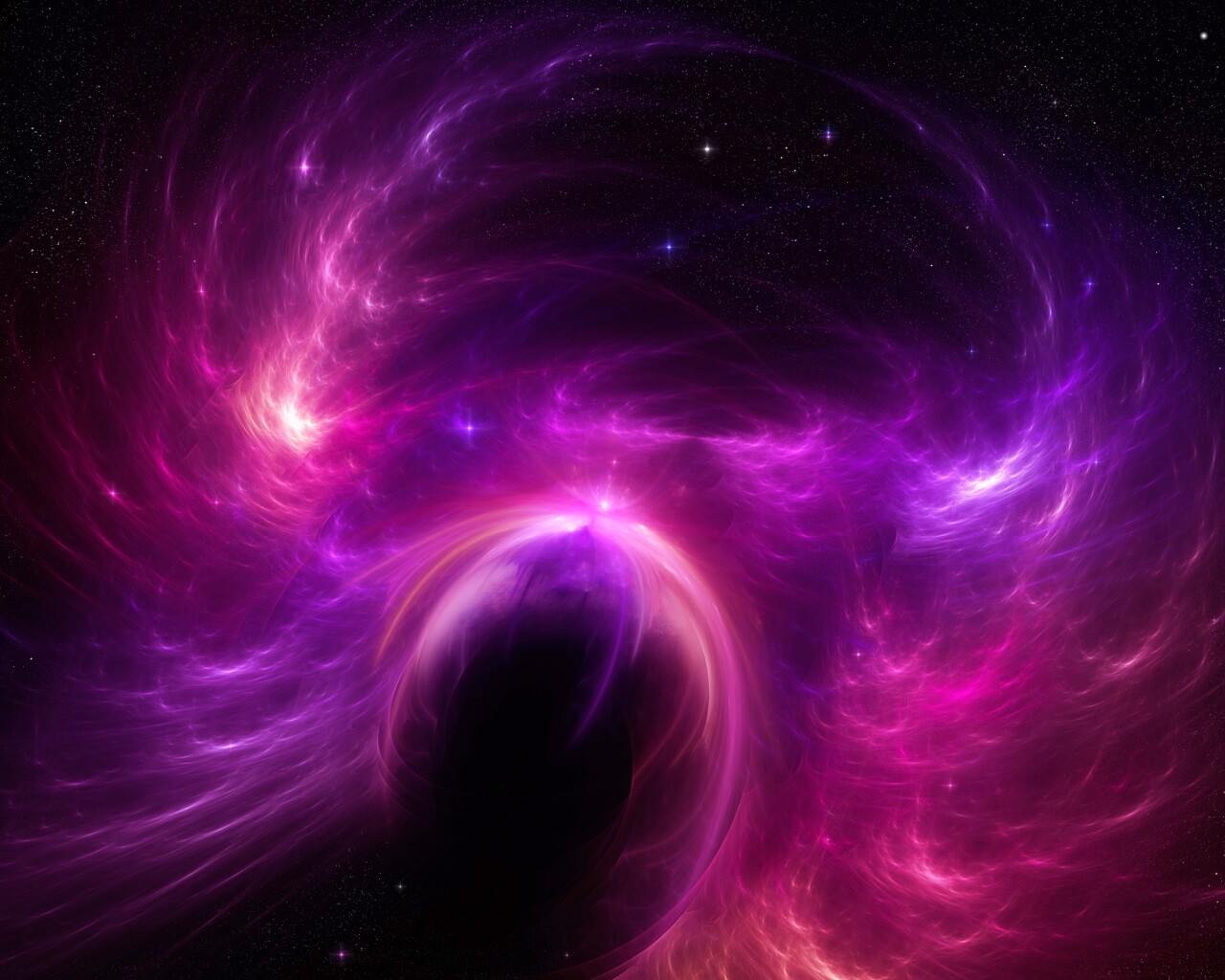 Сиреневая туманность обои