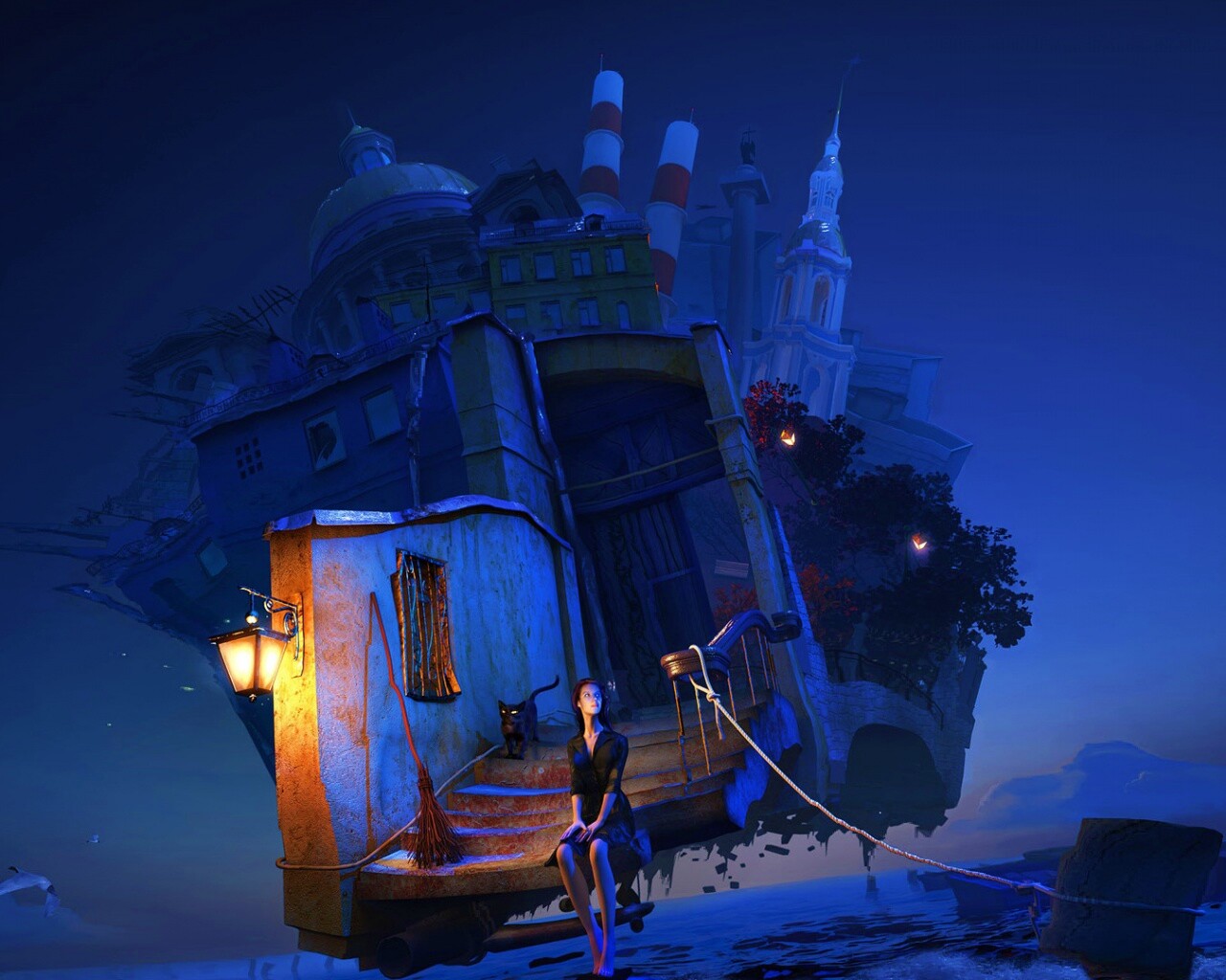 Мрачный Питер обои