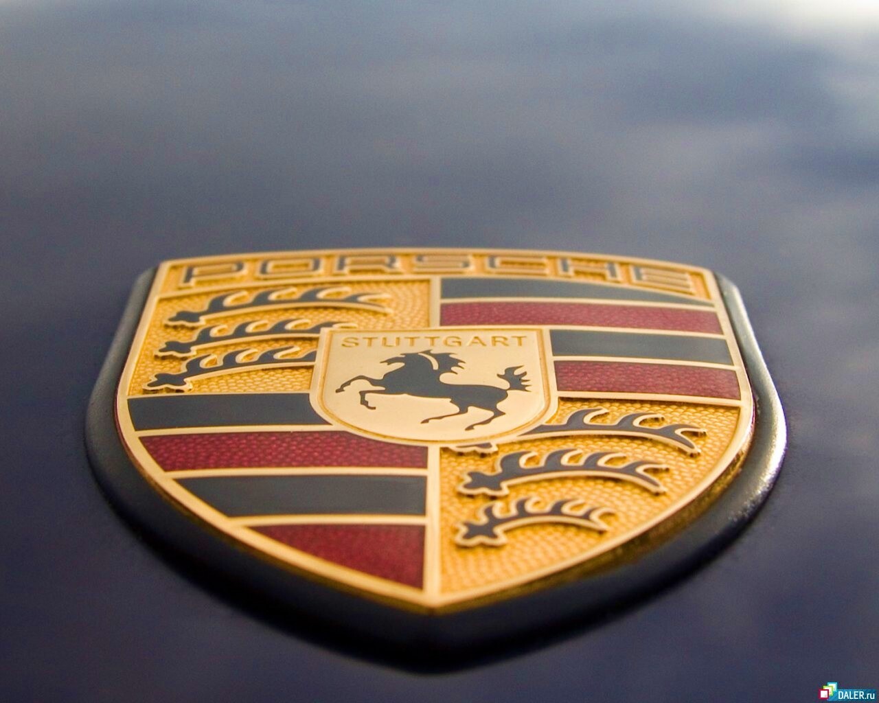 Логотип порше обои