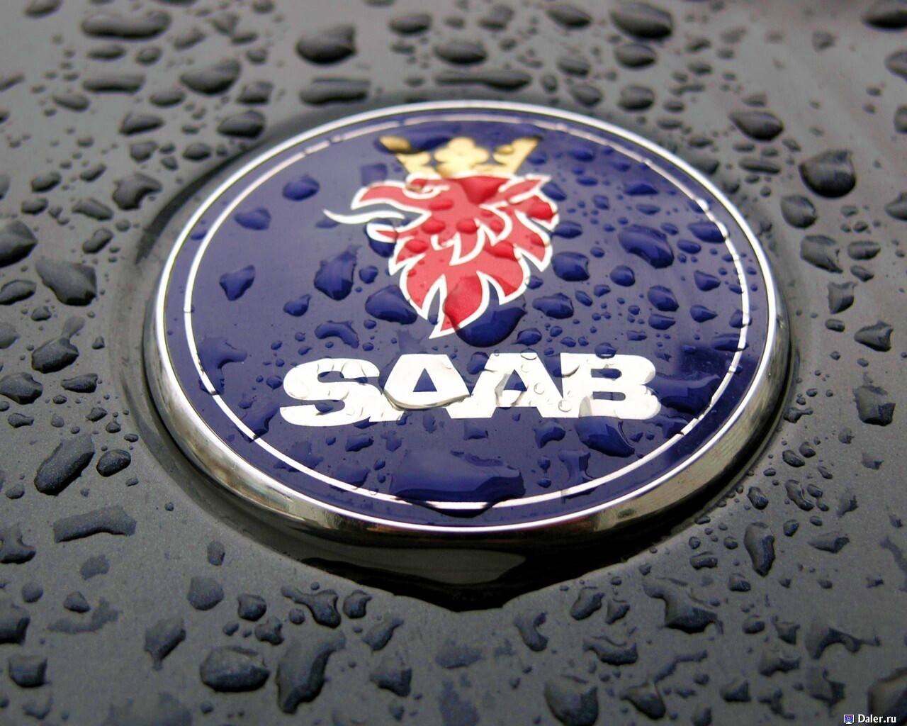 Логотип Saab обои