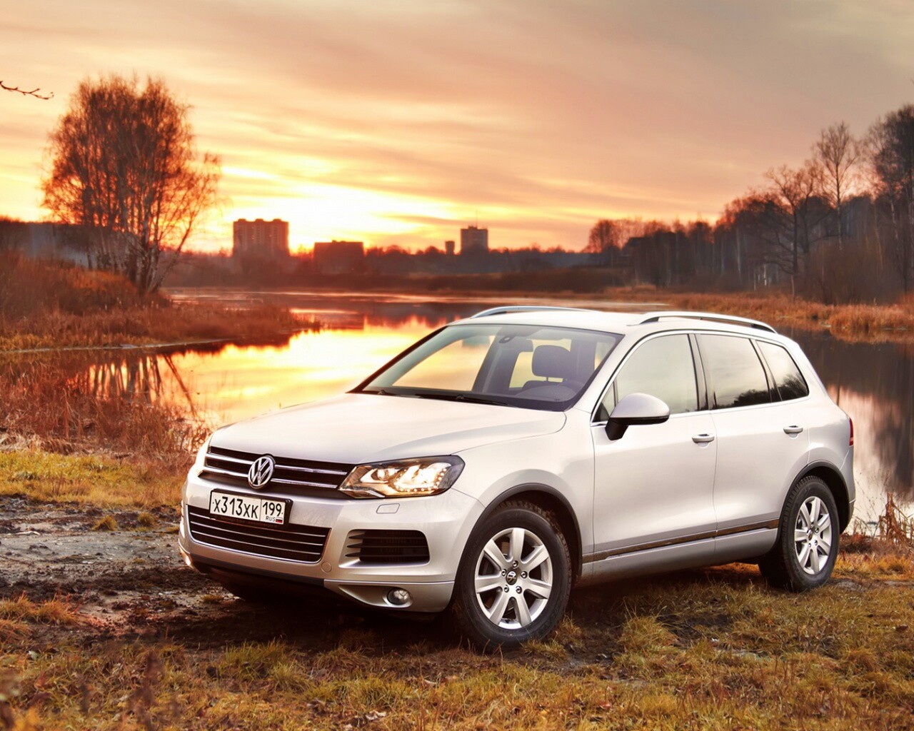 Озеро и Туарег обои