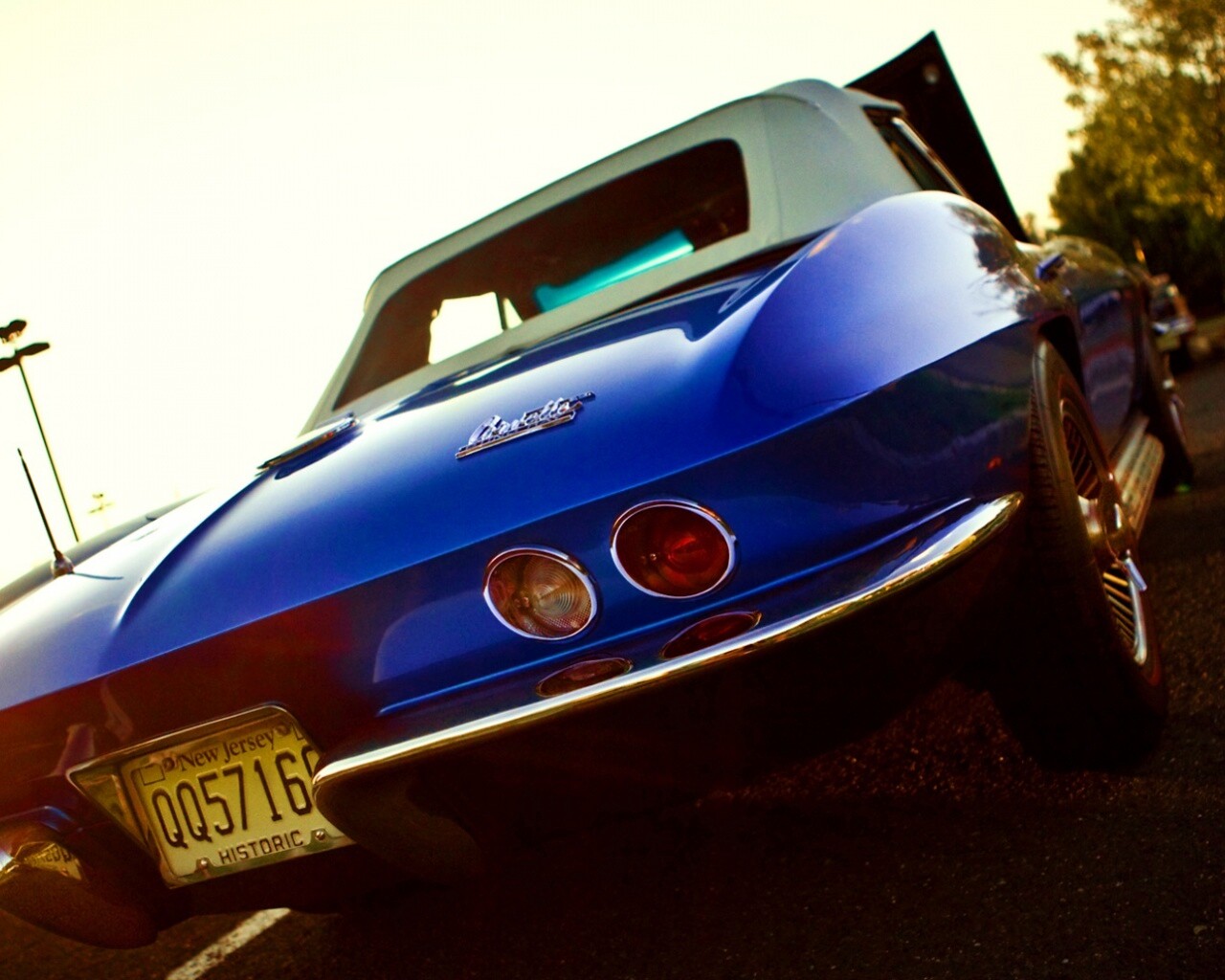 Ретро Chevrolet Corvette обои