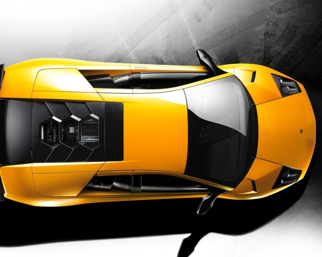 Ламборджини вид сверху обои