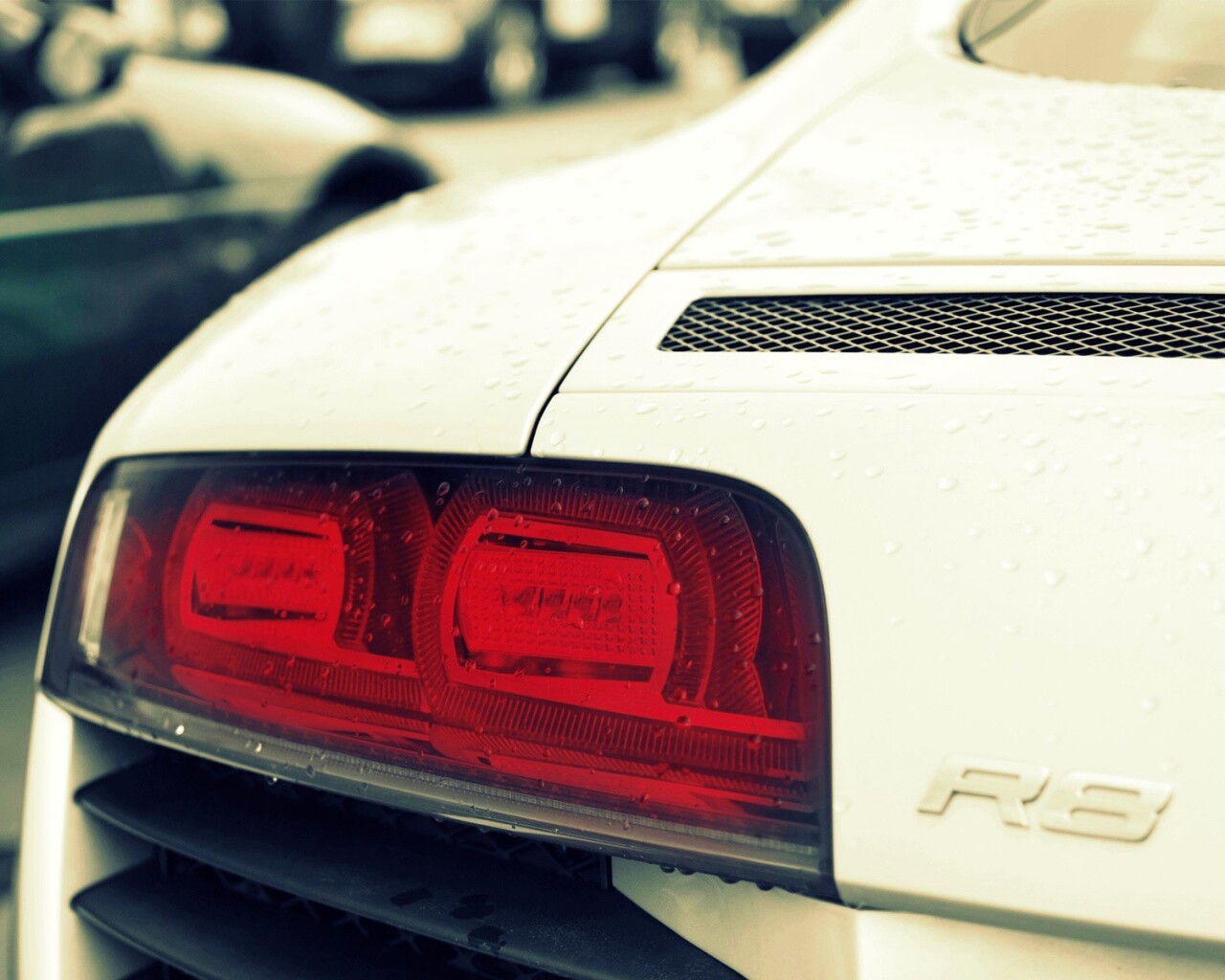 Задняя фара Audi R8 обои