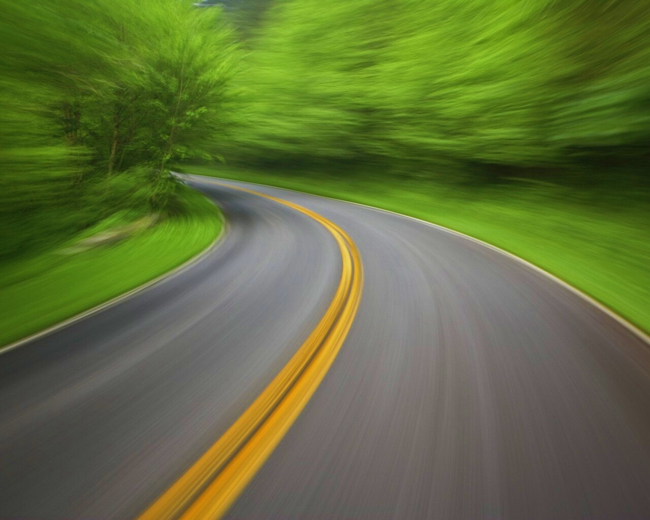 В движении обои