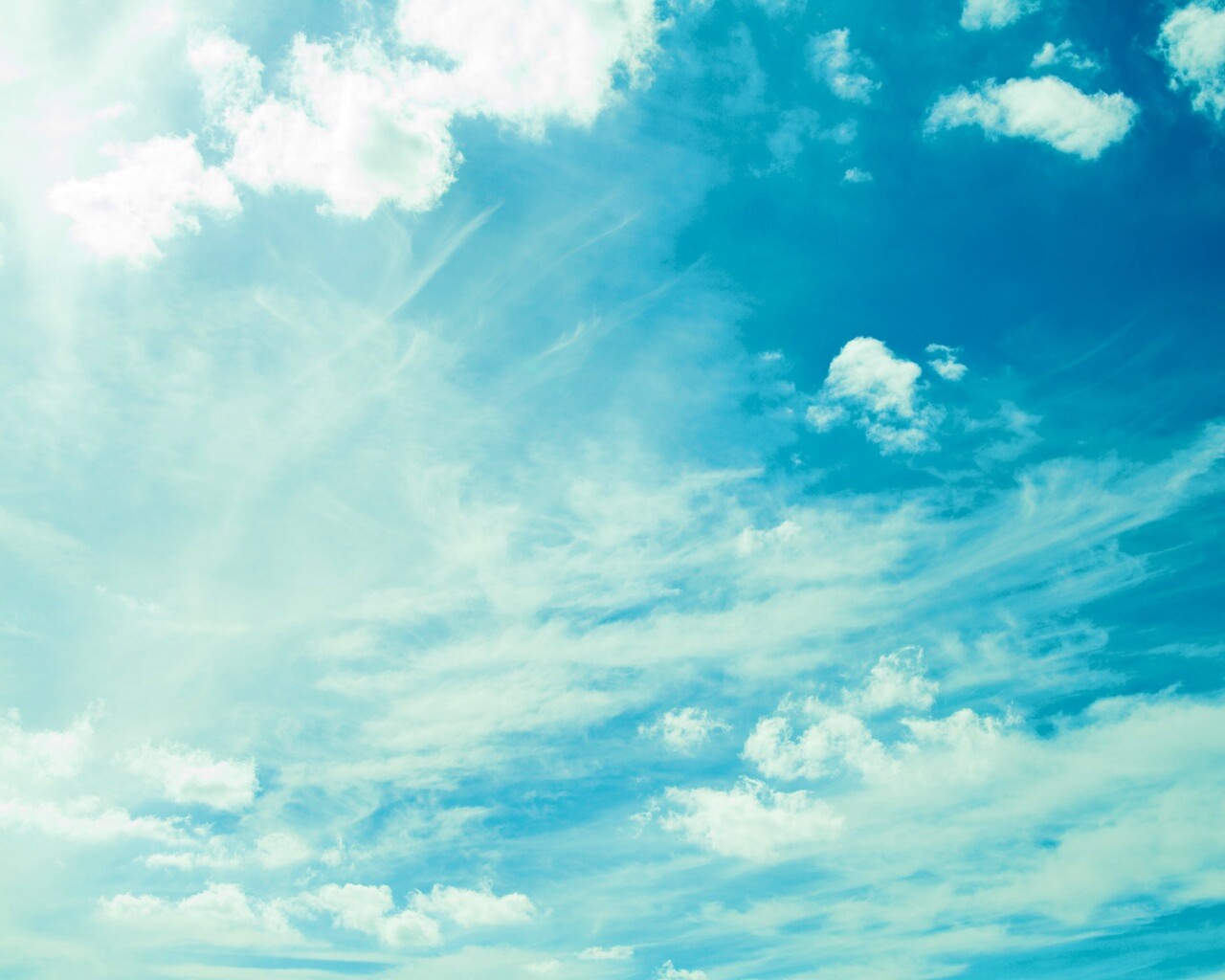 Голубое небо обои