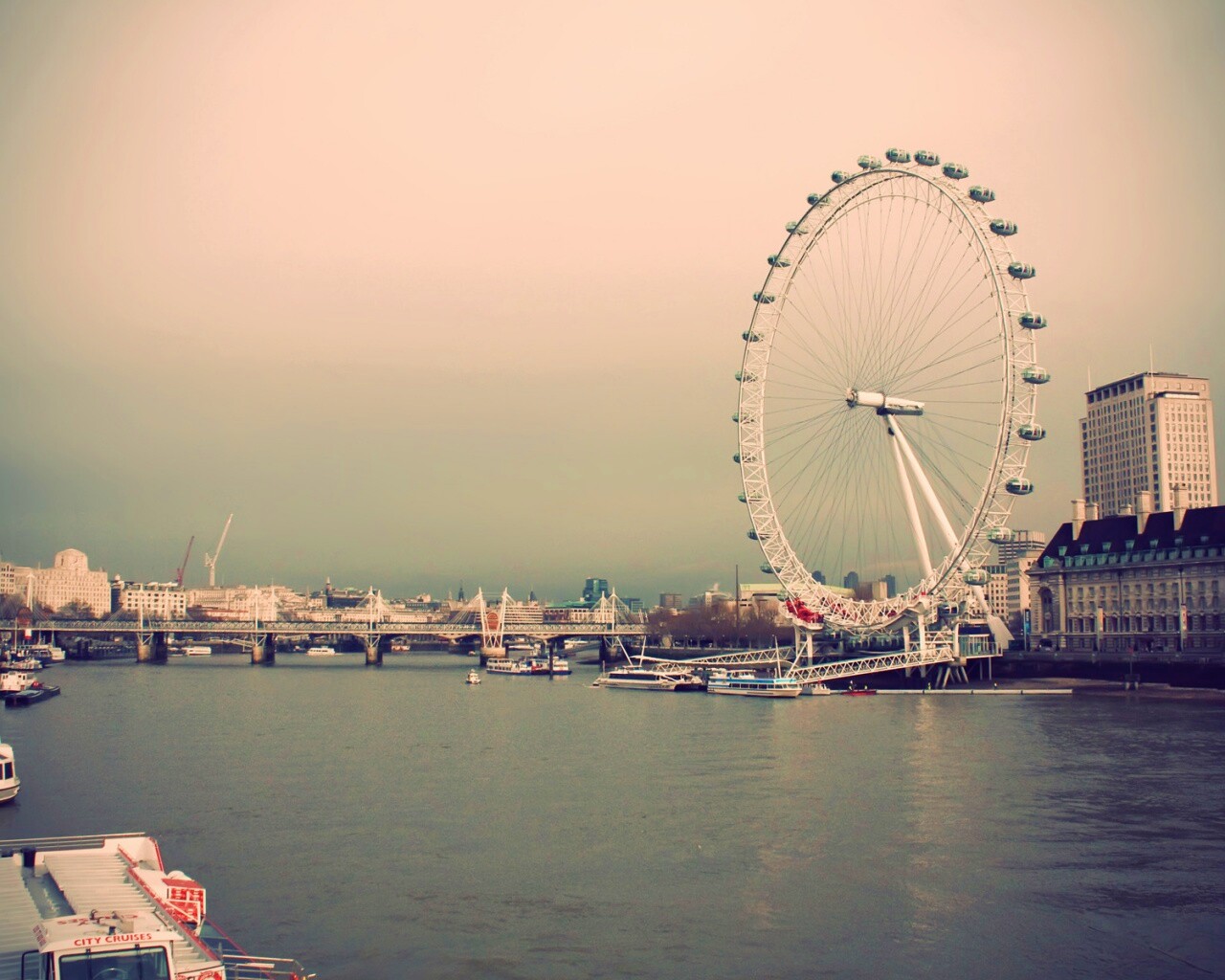 Колесо обозрения обои