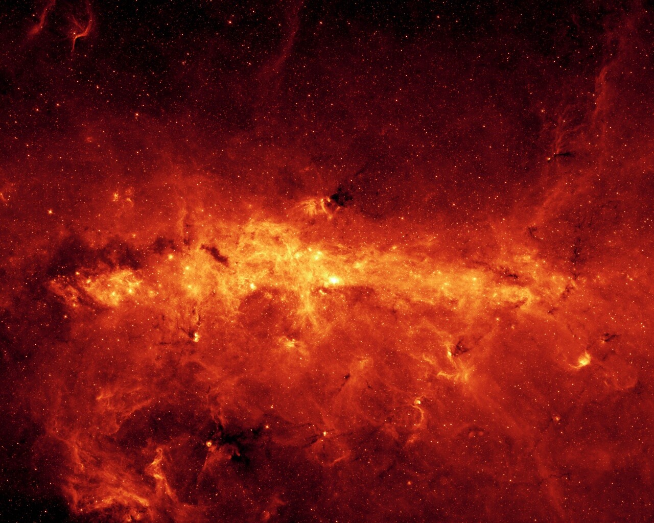 Кроваво-красная бездна обои