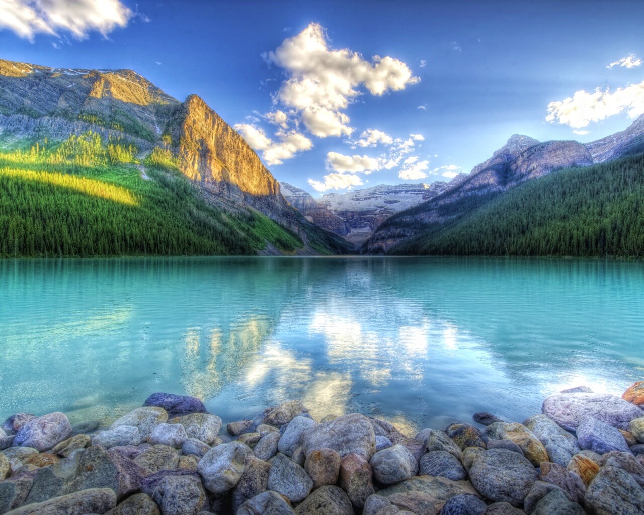 Горное озеро обои