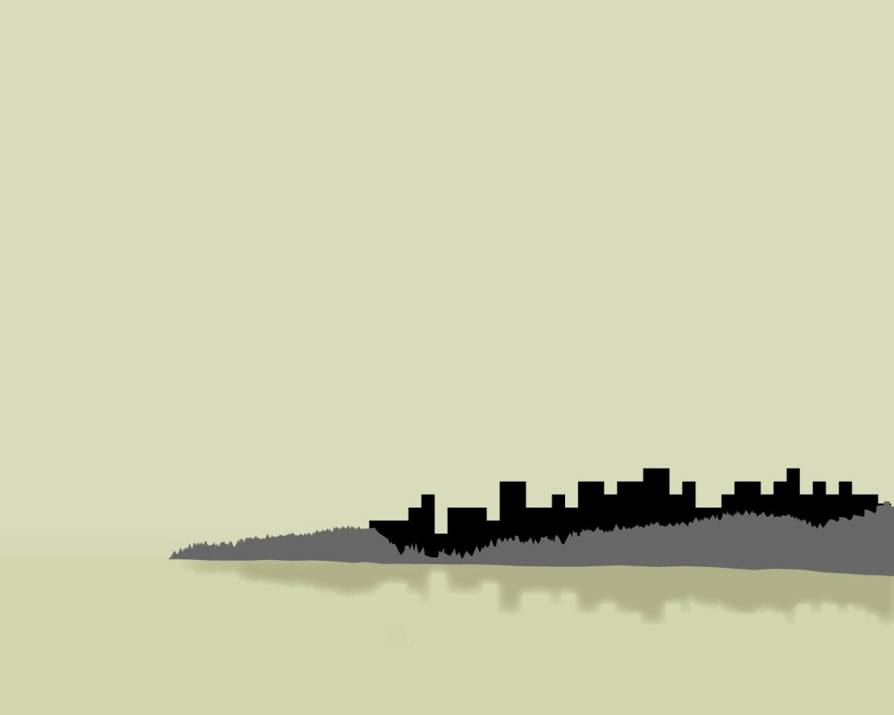 Векторный город обои