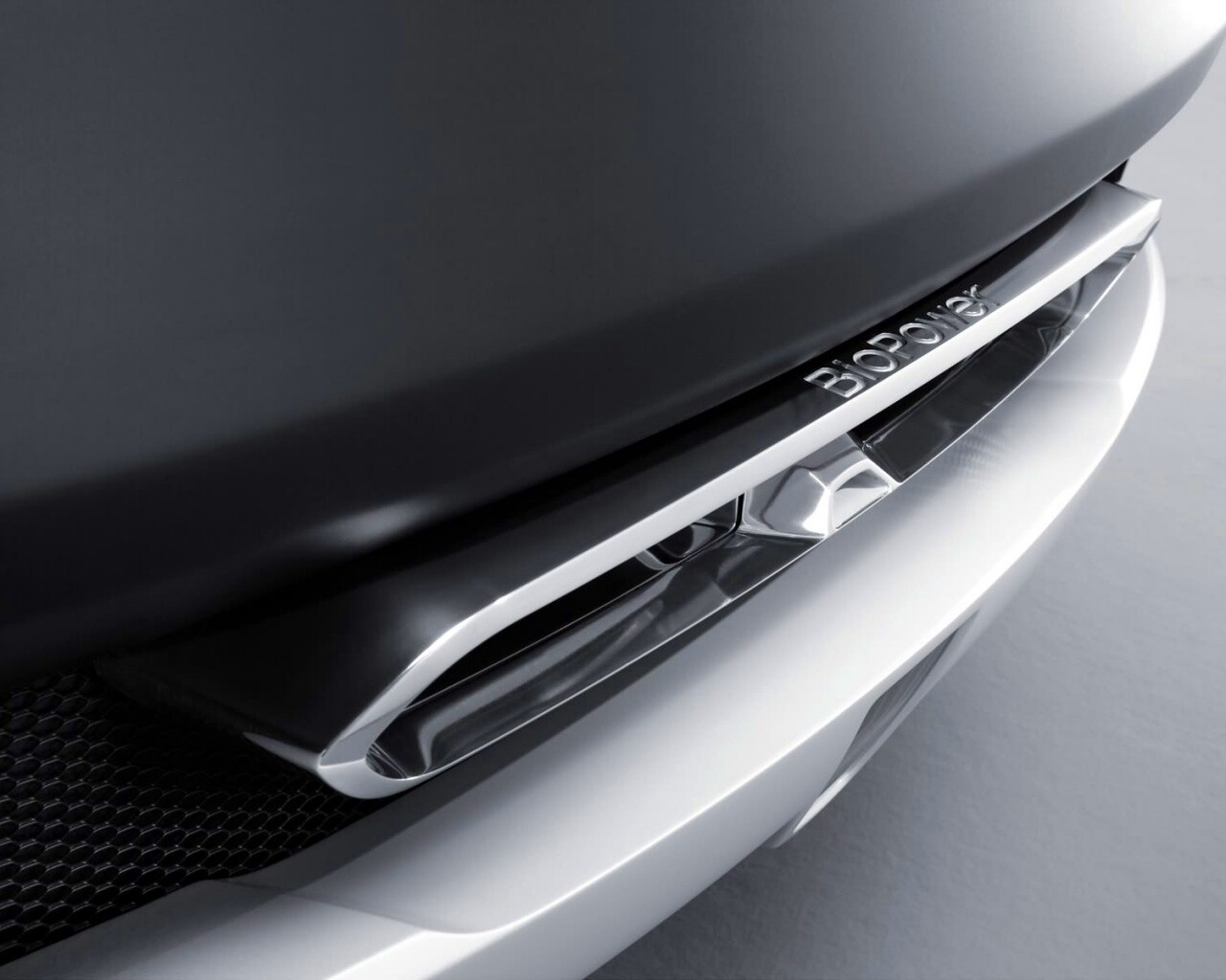 Хромированный бампер обои