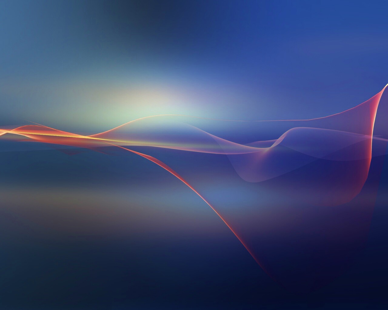 Абстрактные минималистичные волны обои