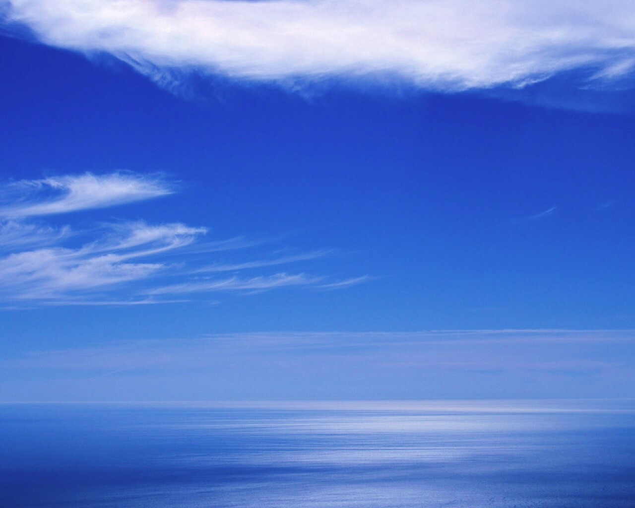 Чистый морской горизонт обои