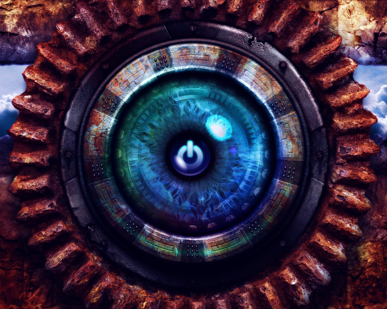 Фэнтезийная кнопка выключения обои