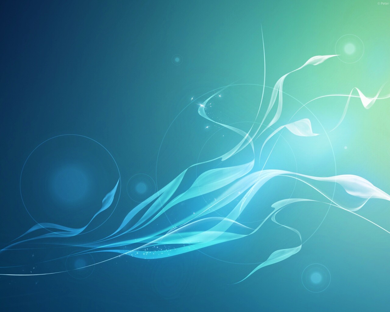 Лёгкая голубая абстракция обои