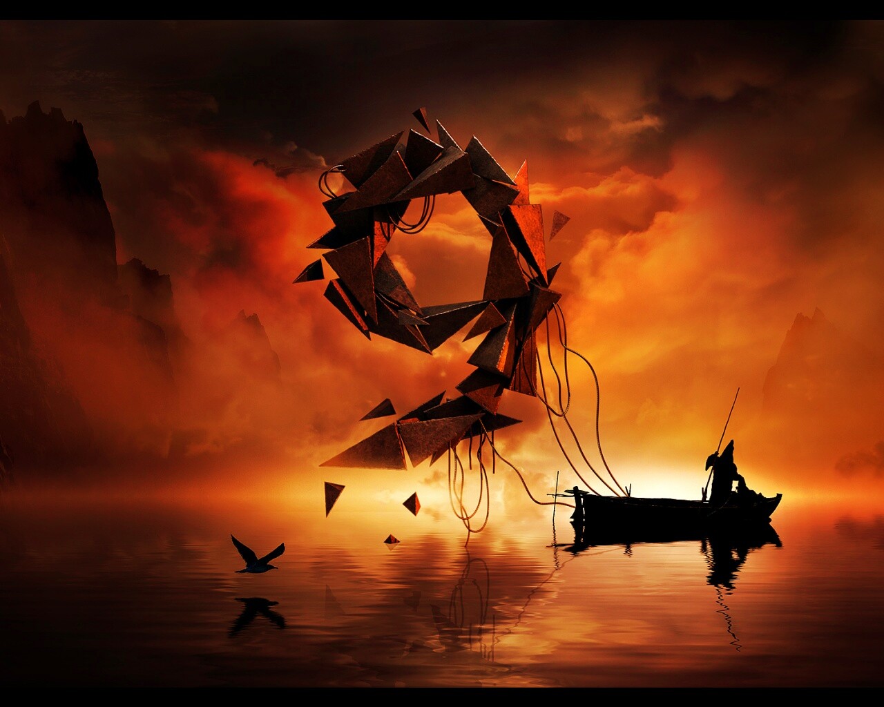 Девять обои