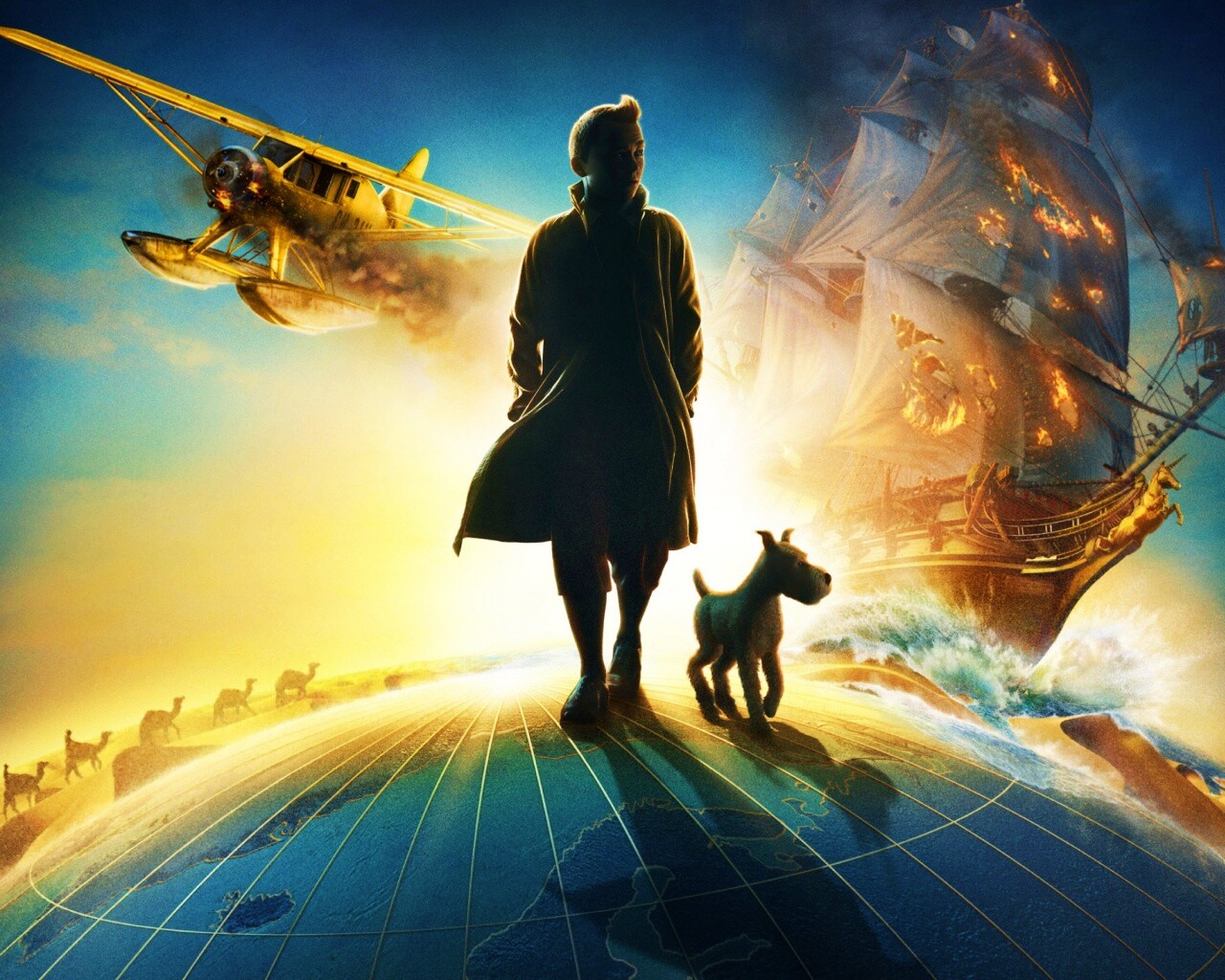 Приключение Тинтина обои