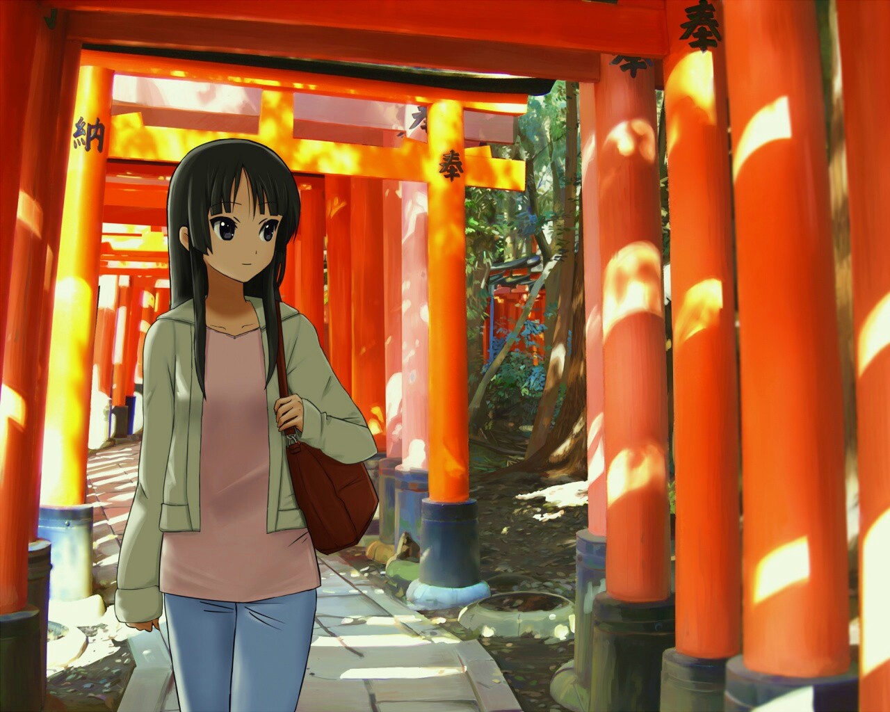 Акияма Мио обои