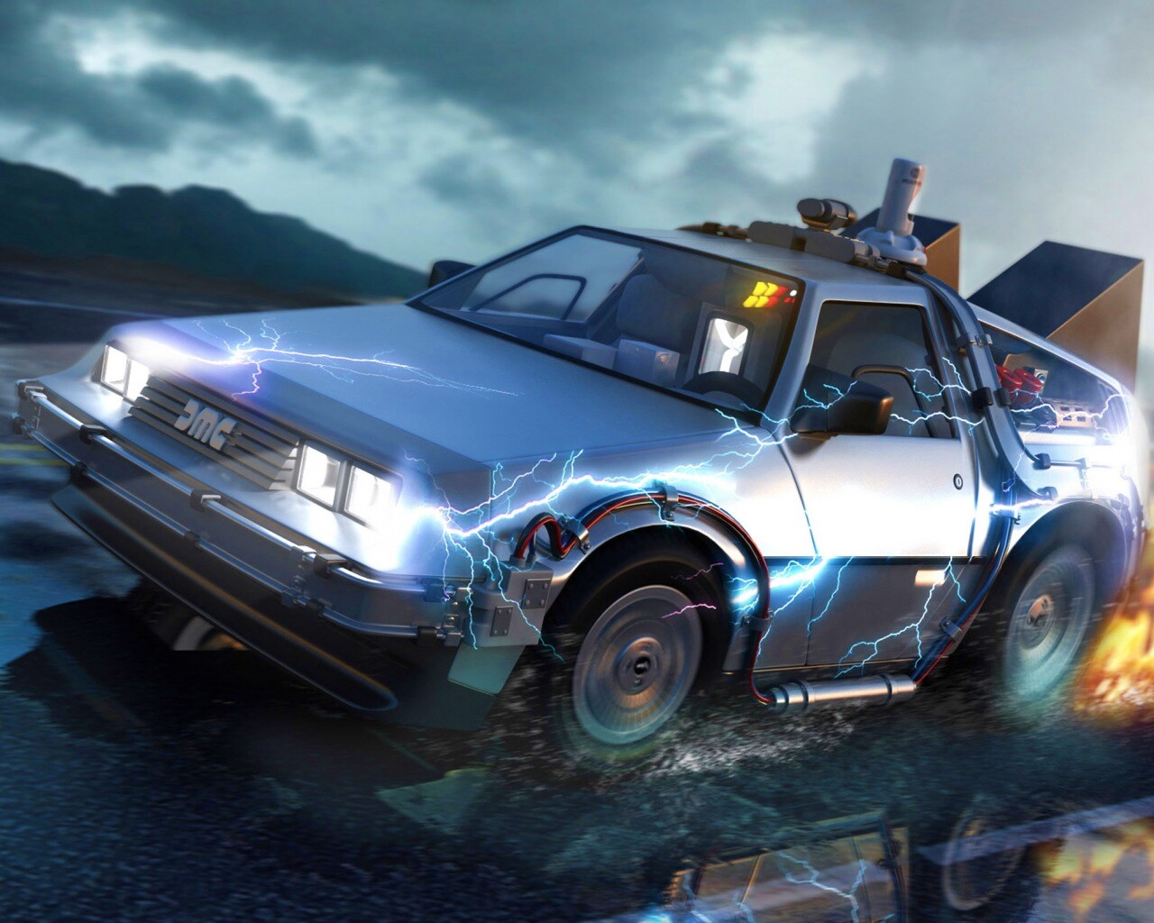 Машина времени обои