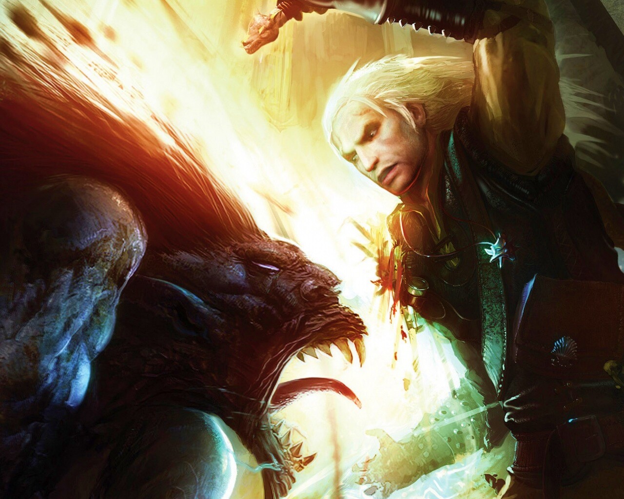 Эпизод из Ведьмака обои