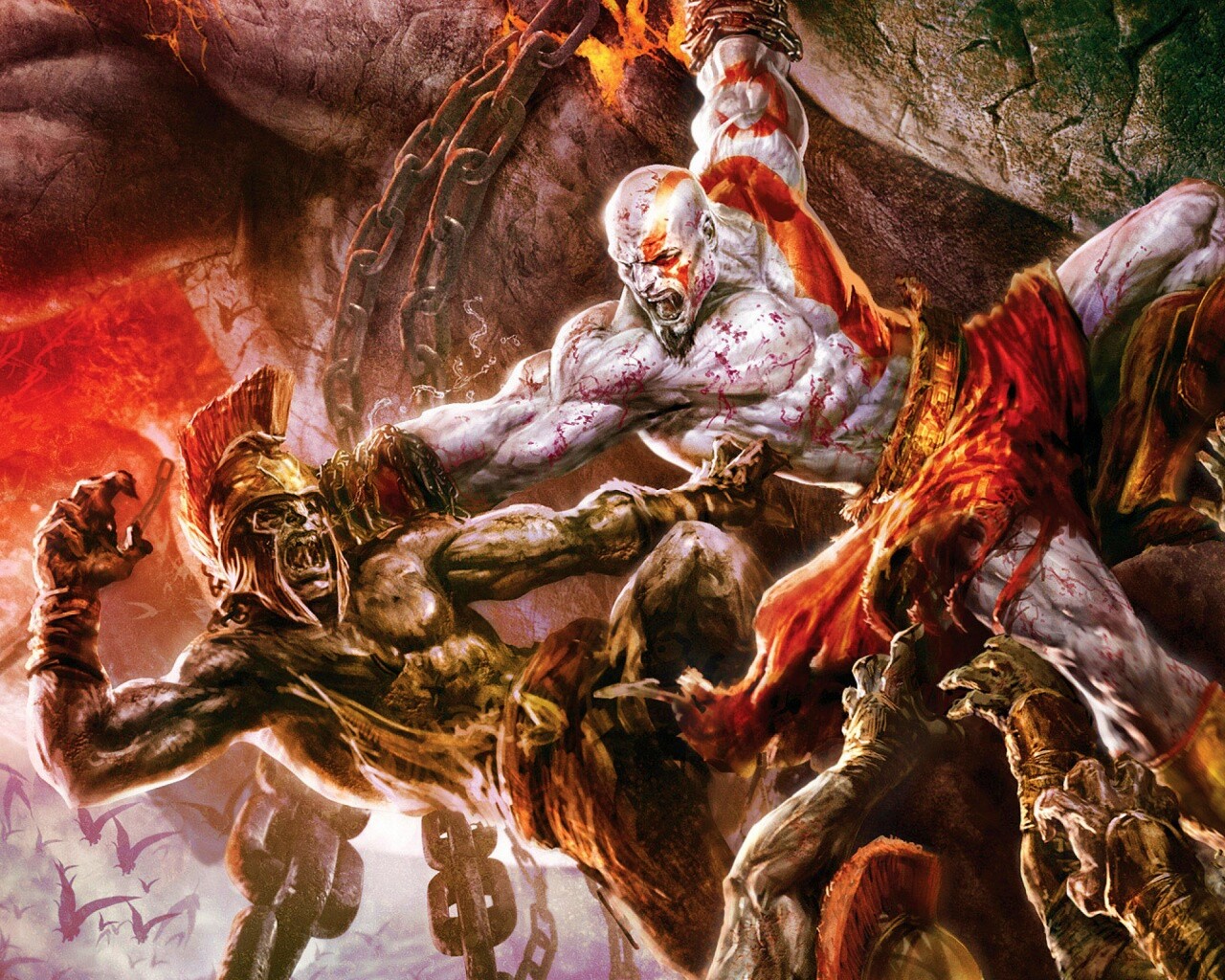 Бог войны обои