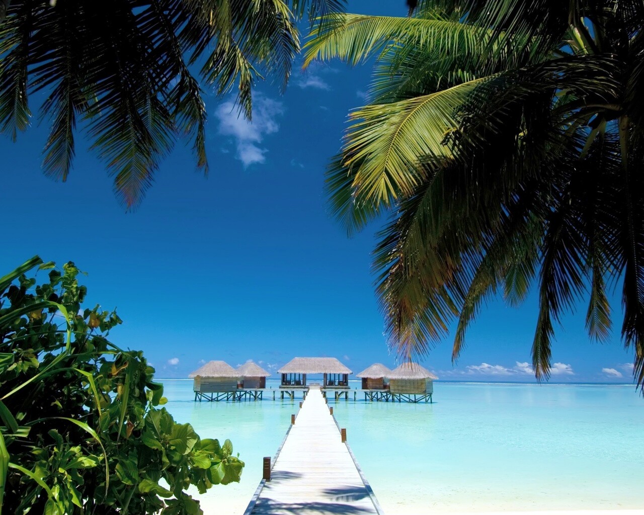 Солнечные мальдивы обои