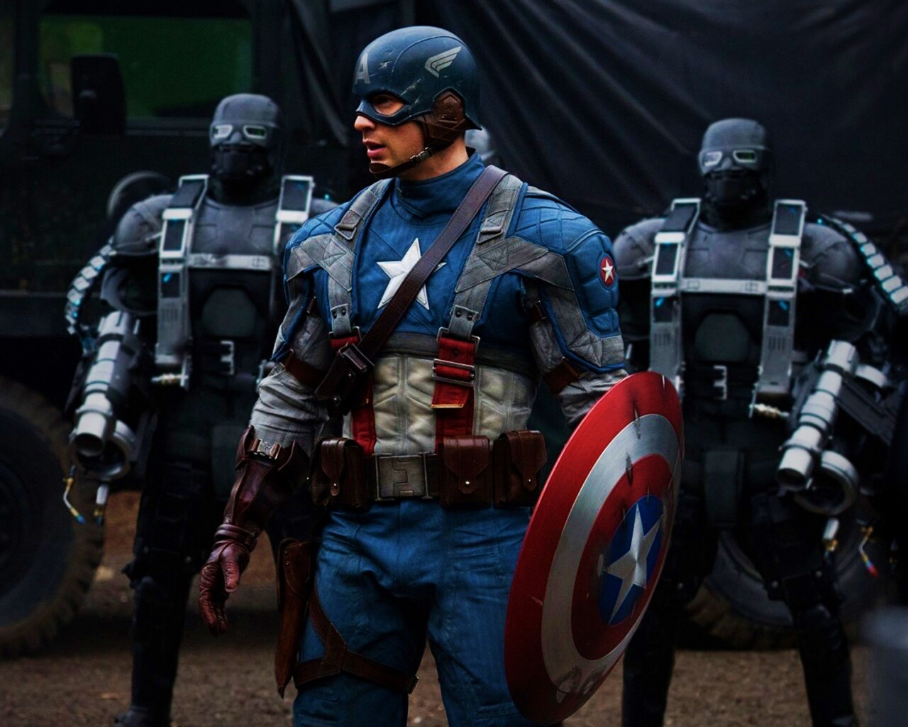 Капитан Америка обои