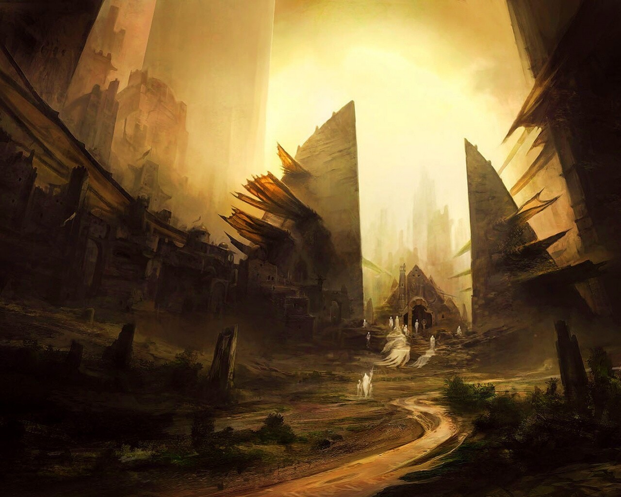 Затерянный город обои