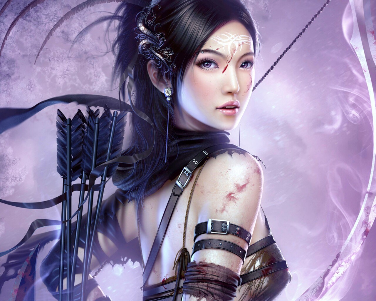 Лучница обои