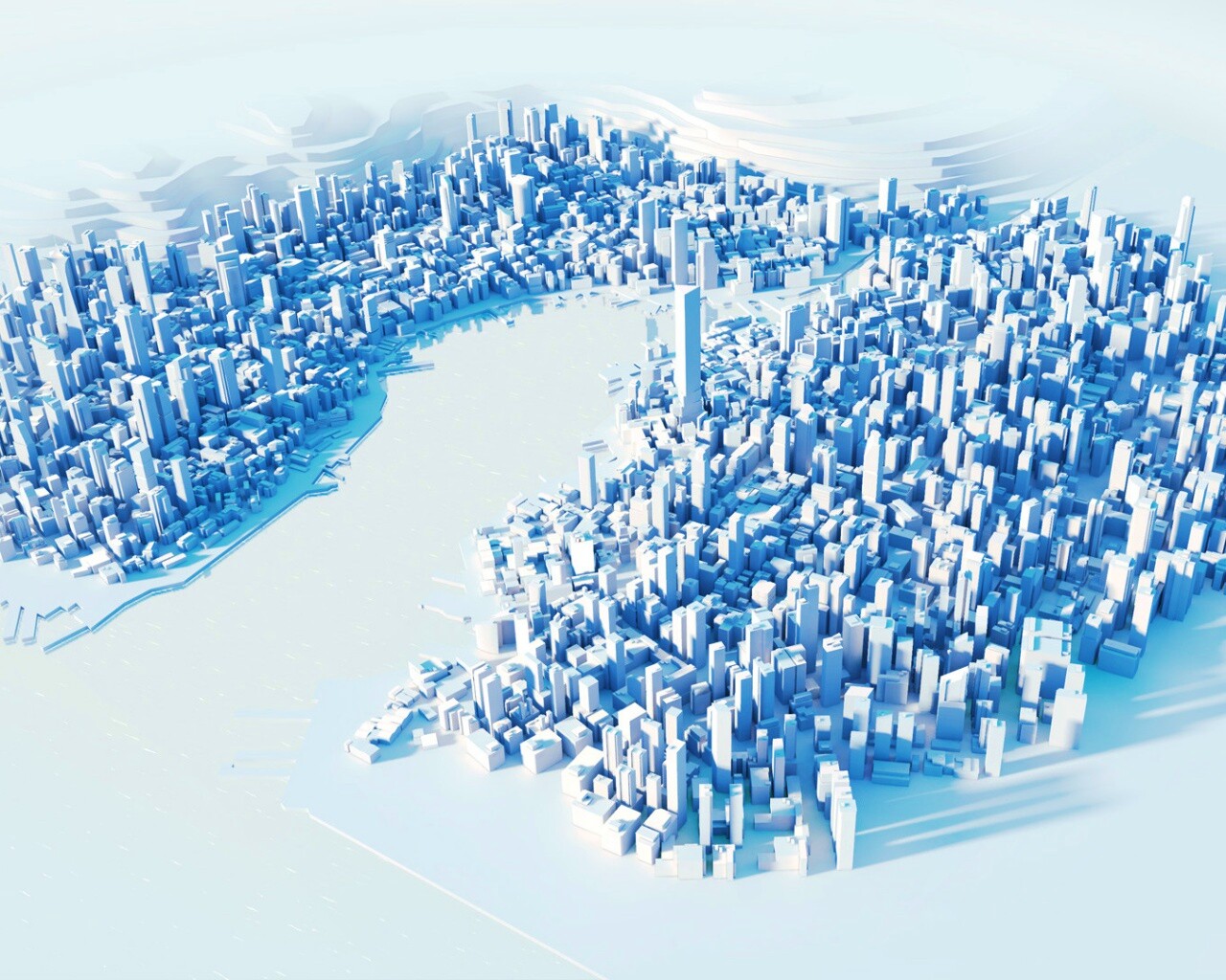 Город из Mirrors Edge обои