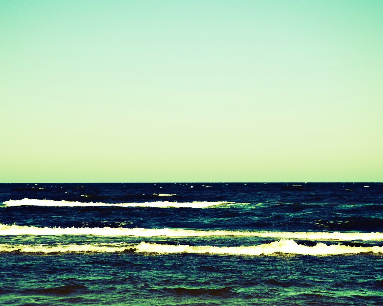 Морская линия обои