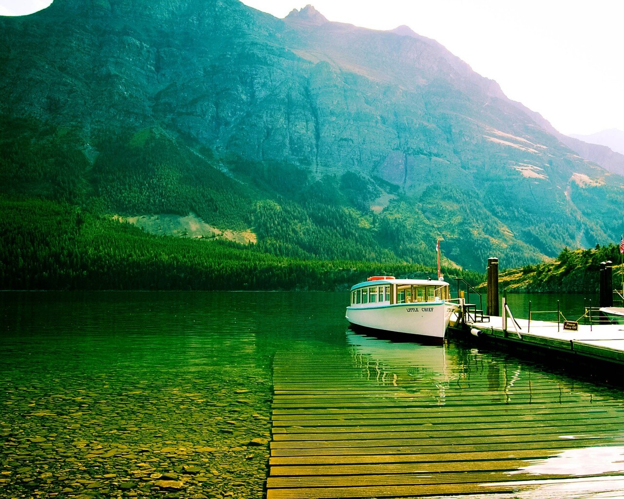 Пароходик обои