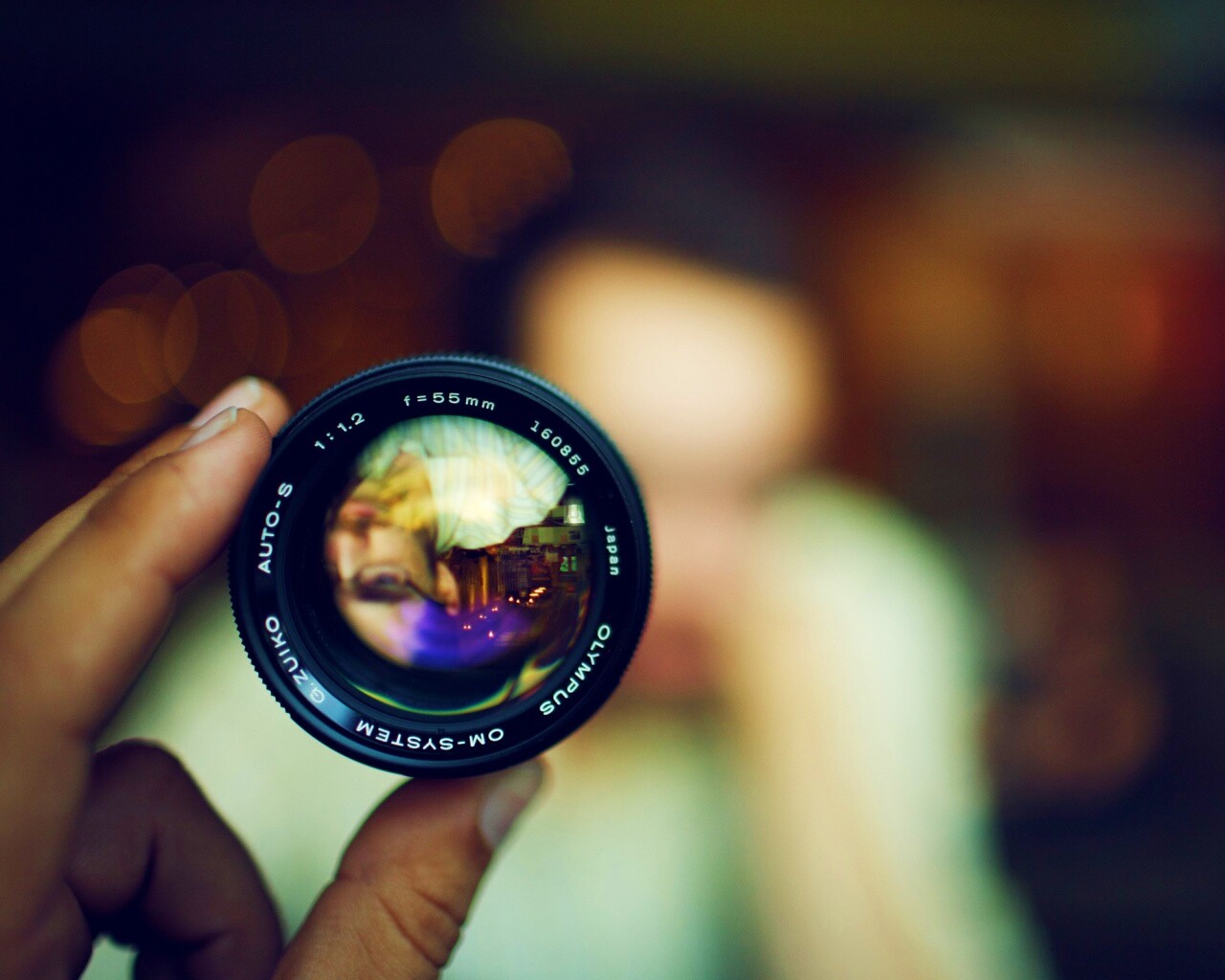 Объектив Olympus обои