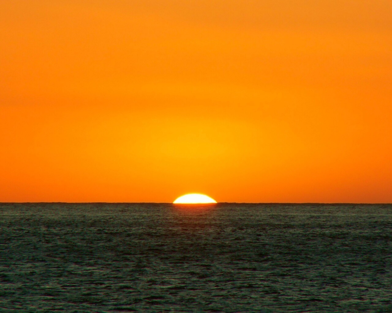 Идеальный закат обои