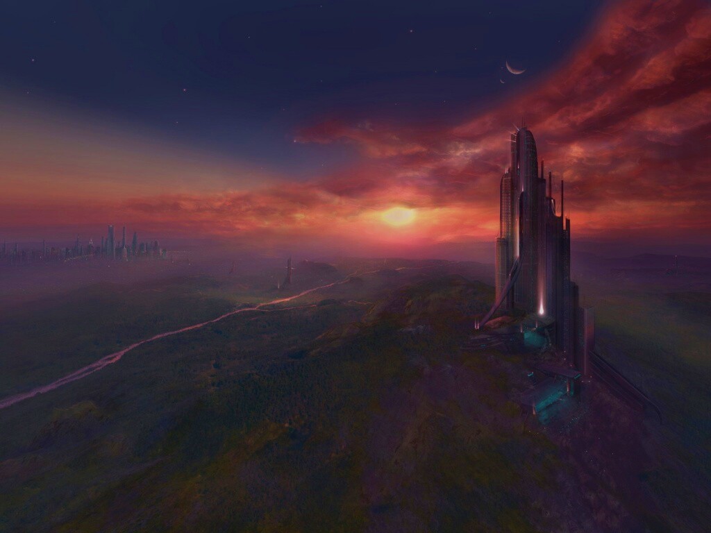 Города будущего обои