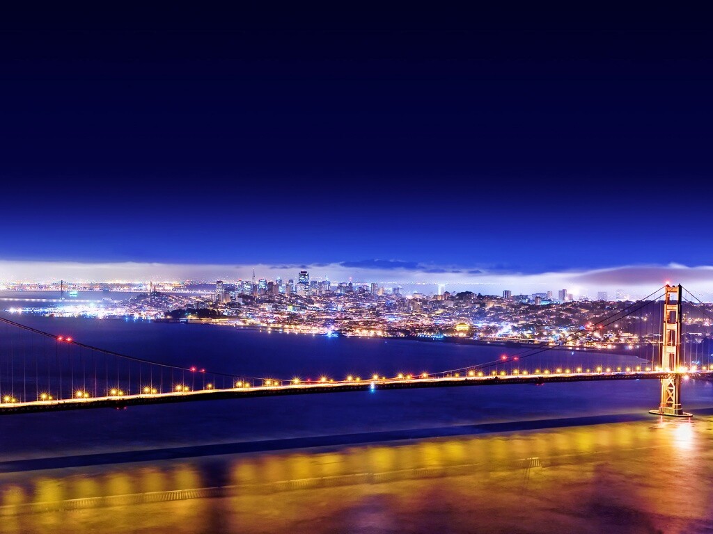 Ночной Нью-Йорк обои