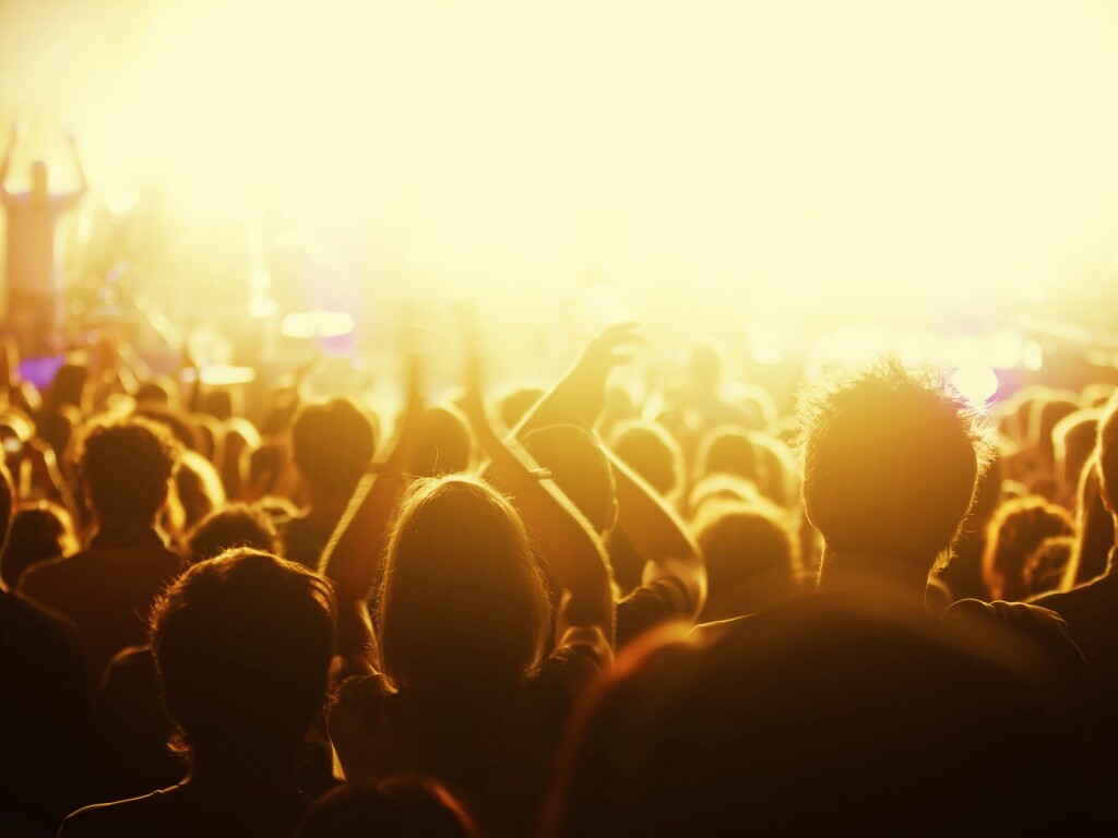 Люди на концерте обои